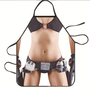 <span class=keywords><strong>Bikini</strong></span> sexy estampado delantales dibujos animados creatividad divertido <span class=keywords><strong>delantal</strong></span> para parejas Cosplay - Product Image 5