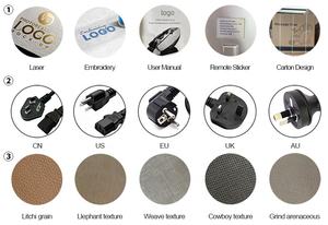 Leercon CE AI Sprach steuerung Big Size <span class=keywords><strong>USA</strong></span> SL Super Long Rail 4d Manipulator Atem licht Elektrischer Luxus-Ganzkörper <span class=keywords><strong>massage</strong></span> stuhl - Product Image 5