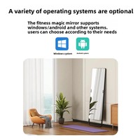 Miroir Magique Intelligent de Fitness Complet pour la Maison, Vertical Mural, pour Yoga, Danse, Sports – Miroir Transfrontalier Fabriqué