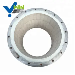 Wear Resistant Ceramic Lining Pipes For Raw Slurry Transportation In Cement Industry