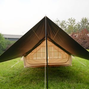 Premium 12sqm Pro <b>Inflatable</b> Camping Tent Large Space Waterproof with AB Doors&Awning & Chimney Opening for Family Outdoor - Product Image 1