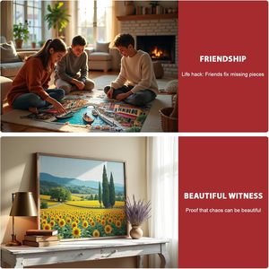 <span class=keywords><strong>Puzzle</strong></span> Personalizzati per Adulti, <span class=keywords><strong>500</strong></span> e 1000 Pezzi, OEM, in Carta/Cartone, Fai-da-Te, Regalo Educativo in Confezione - Product Image 6