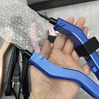 Fer à kératine plat 609C Mini avec embout en U, température réglable, prise US et EU, équipement pour extensions de cheveux naturels