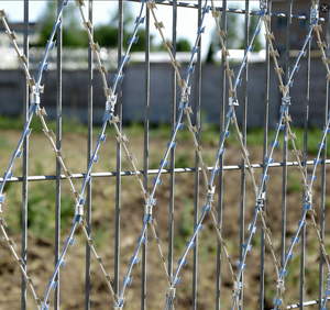 Grillage <span class=keywords><strong>barbelé</strong></span> soudé haute sécurité pour clôture - Product Image 2