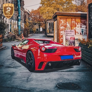 MON Style Pare-chocs Capot Jupes Latérales Modifié Kit Carrosserie pour Fera-ri 458 Voiture Pleine Kit Carrosserie - Product Image 6