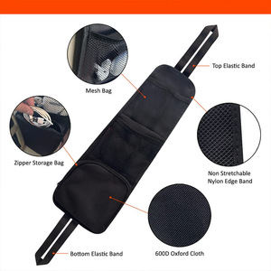 Sac de rangement organisateur de voiture direct d'usine en cuir Oxford matériel stockage suspendu latéral pour application intérieure de dossier de siège de voiture - Product Image 5