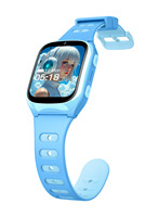 Reloj Inteligente para Niños KS02 4G con Videollamadas, Ubicación LBS+GPS+WIFI, IP67, Pantalla OLED Cuadrada de 1.69 Pulgadas HD Curva, Tarjeta SIM, Android