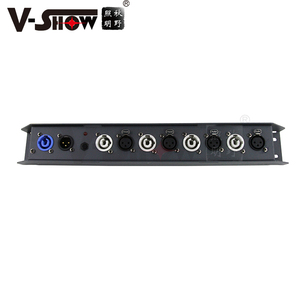 Vshow dps24 DMX điện splitter 4 + 4 1 trong 4 ra điện và DMX Splitter cho sân khấu - Product Image 5