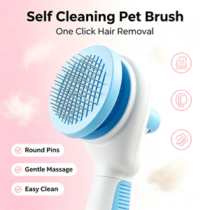 Cepillo <span class=keywords><strong>de</strong></span> Aseo Autolimpiable <span class=keywords><strong>de</strong></span> Plástico para Mascotas, Diseño <span class=keywords><strong>de</strong></span> Alambre y Púas, para Perros y Gatos, Venta al Por Mayor, Envío Directo Disponible - Product Image 6