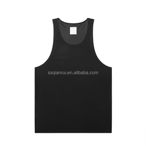 Débardeur de course personnalisé léger pour <span class=keywords><strong>homme</strong></span>, en maille respirante, séchage rapide, sans manches, pour la course et la gym - Product Image 4