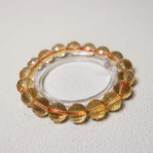 Pulsera de Citrino 100% Natural, Mejora <span class=keywords><strong>la</strong></span> Riqueza, Sanación Espiritual, Calma el Estado de Ánimo, Meditación, Piedra <span class=keywords><strong>Energética</strong></span> <span class=keywords><strong>para</strong></span> <span class=keywords><strong>la</strong></span> <span class=keywords><strong>Protección</strong></span> de los Chakras - Product Image 2