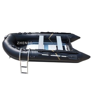 Bateau pneumatique ZB360 ZHENBO avec plancher en aluminium, matériau PVC HYPALON, capacité <span class=keywords><strong>de</strong></span> 6 personnes, design pliable pour la pêche en plein air - Product Image 4
