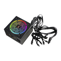 Obral catu daya Desktop Pc Logo kustom pemasok daya komputer 500W 600W 700W Gaming PC