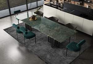 Azulejos de Mármol Premium para Diseño de Interiores Verde, Textura Natural, Impermeables, Resistentes a la Humedad, Elementos Decorativos para Sala de Estar - Product Image 3