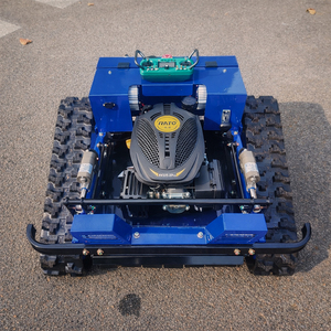 Free Shipping Cheap 600mm 21IN Tracked <b>Gasoline</b> Start RC Robot Lawnmowers Slope Remote Control Lawn Mower Kylin Robotic Smart La - Product Image 6