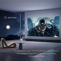 Proyector Portátil Inteligente Javoda-R3 4K, 250 ANSI, Wifi Dual 5.0 para Teléfono Móvil, Proyección Inalámbrica de Pantalla para Interiores