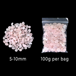 หินคริสตัลบำบัดแบบขายส่ง หินคริสตัลกรวด หินคริสตัลชิปส์ในถุงสำหรับตกแต่ง - Product Image 5