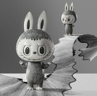 Monstre Géant Authentique pour Labubu PVC 400% 1000% Croquis Personnage d'Anime Mode Décoration de Bureau Noël Anniversaire Mystère
