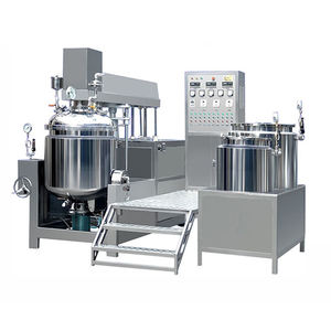 Machine de fabrication de crème cosmétique, pompe agitateur en acier inoxydable SUS316L, homogénéisateur sous vide, contrôle PLC + écran tactile, haute capacité - Product Image 1