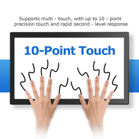Système de point de vente pour restaurant, Android, Windows, KDS, écran tactile HD 21,5 pouces, affichage de la commande pour magasin de détail