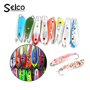 Cuchara de pesca con señuelo de Metal en forma de calamar de 5cm de alta calidad <span class=keywords><strong>Selco</strong></span> para curricán de mar y pesca en barco en Río Jigging cebo duro - Product Image 5