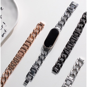 Horlogeband van roestvrij staal voor Xiaomi Smart Band 10 polsband Milanese <span class=keywords><strong>loop</strong></span> mesh band - Product Image 3