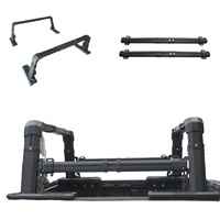 Arceau de ramassage universel avec poutres latérales Support de lit de camion universel pour Tacoma Tundra F-150 RAM Silverado Ranger Hilux D-MAX L200
