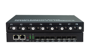 2026 OEM&ODM Módulo Gigabit de 8 SFP, Switch de Fibra Óptica + Convertidor de Medios de Fibra con 2 Puertos RJ45, Transceptor de Fibra Óptica 10/100/1000M - Product Image 4