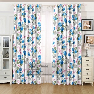 Cortinas Opacas Impresas de una Sola Pieza al por Mayor de Fábrica para la Sala de Estar, Cortinas de Ventana de Alta Calidad para el Hogar - Product Image 4