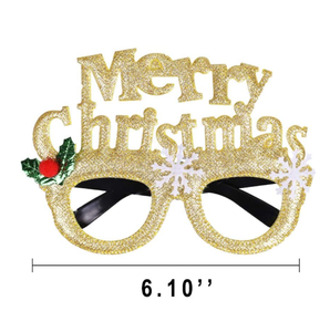 Arbre de noël elfe renne bois père noël bandeau chapeau de noël fête de noël lunettes ensemble pour joyeux noël fête fournitures - Product Image 6