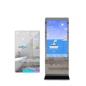 hiseeview 43 zoll digital signage touch Smart Floor <b>Standing</b>, Vertical Advertising Display Screen for Sports and home - Product Image 1