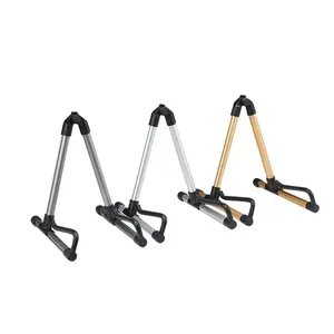 알루미늄 합금 접는 수직 기타 스탠드 A 프레임 기타 액세서리 - Product Image 1