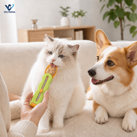 Distributeur de pâte pour friandises pour chats VELTRONA, type coulissant, avec cuillère, qualité alimentaire, réutilisable, facile à nettoyer, vente en gros
