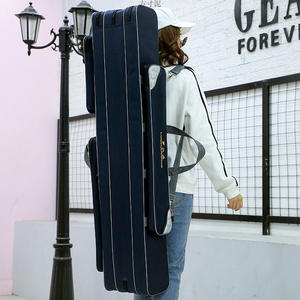 Sac de pêche en PVC grande capacité en gros, sac de rangement à double épaule épaissi pour cannes droites - Product Image 2