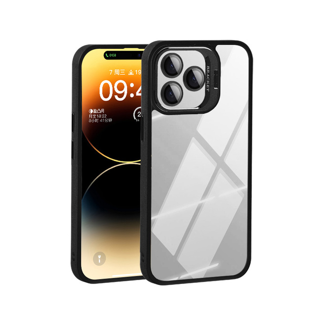 Mobile Phone Accessories Electroplate Shockproof Magnetic Waterproof Soft TPU Back Case for 14/15 Pro for Iphone