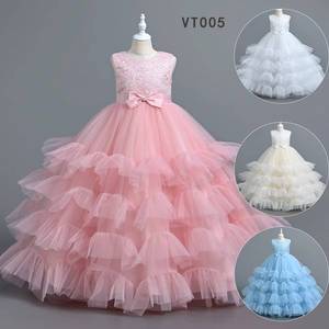Robes de princesse roses élégantes pour filles, pour mariage, fête, spectacle de piano, soirée, cérémonie - Product Image 6