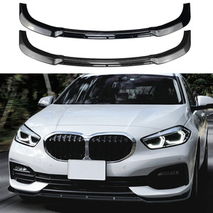 Bmw Front <b>Lip</b> Bumper <b>Splitter</b> Piano Black Carbon Fiber Texture For 1 Series F40 2020+ Exterior Modification - Product Image 1