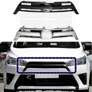 Para Toyota Yaris 2014-2016 Accesorios Exteriores Parrilla Delantera Parachoques Parrilla de Carreras Kit de Carrocería - Product Image 1