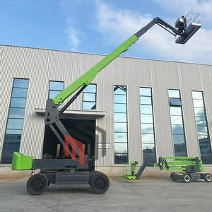 360 Putar Ewp Mini Cherry Picker Boom Lift Self Propelled Diesel elektrik articulation Light Aerial Boom Lift - Product Image 4