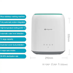 2023 último <span class=keywords><strong>MOYU</strong></span> escritorio completamente automático Mini 7L capacidad <span class=keywords><strong>lavadora</strong></span> para ropa de bebé ropa interior calcetines con calefacción - Product Image 6