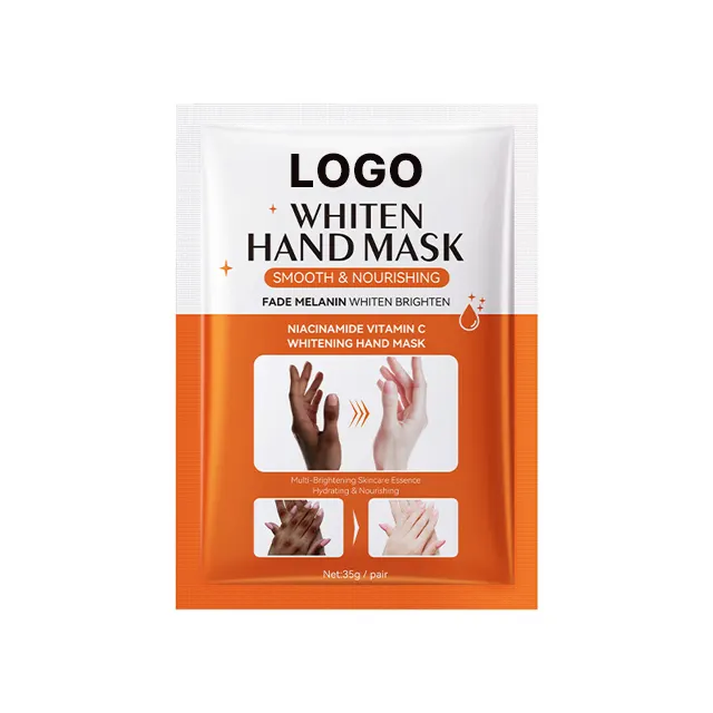 Private Label High Quality White Hand Mask Moisturizing And Rejuvenating Autumn And Winter Glove Hand Mask