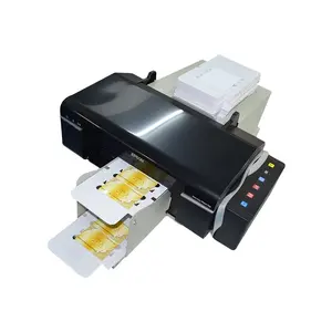 2023 ZYJJ, venta al por mayor, impresora de inyección de tinta, máquina impresora de identificación de PVC, tarjeta de cinco tamaños para imprimir tarjetas de nombre comercial al mejor precio
