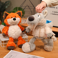 Peluche renard orange personnalisée OEM/ODM - Couleurs et motifs personnalisables, renard en peluche personnalisé avec fourrure moelleuse pour cadeaux