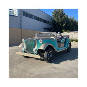 Carrito de Golf Eléctrico de Lujo, Estilo Retro Clásico Vintage, Motor de 4000W, para 8-11 Pasajeros, Último Modelo 2026 - Product Image 1