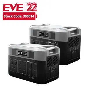 EVE stasiun daya Rumah, generator darurat portabel baterai lithium 1000w 1500w 2200w