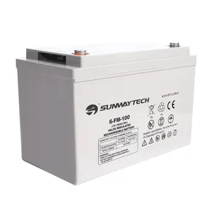 Sunway Gel Agm batteria al piombo batteria solare lampione 200ah 12v per elettrodomestici