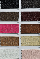 Cuir PU gaufré à motif lézard, résistant à l'abrasion, multicolores, simili cuir pour sacs, chaussures, robes