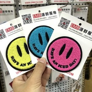 Tùy chỉnh các bản vá lỗi số lượng lớn Nhiệt Báo Chí 3D tùy chỉnh logo đính phù hiệu thêu thêu vá may sắt trên cho quần áo - Product Image 5