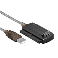 60cm marrón USB 2,0 a IDE SATA 2,5 "Disco Duro HDD SSD 480 Mb/s Adaptador convertidor de interfaz de datos Cable Sata