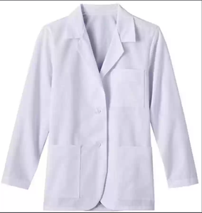 Haixin Unisex Slim Fit White Cotton Long Sleeve Lab Coat Workwear Nurse <strong>Uniform</strong> for Dental <strong>Clinic</strong> Doctors and Patients - Product Image 6